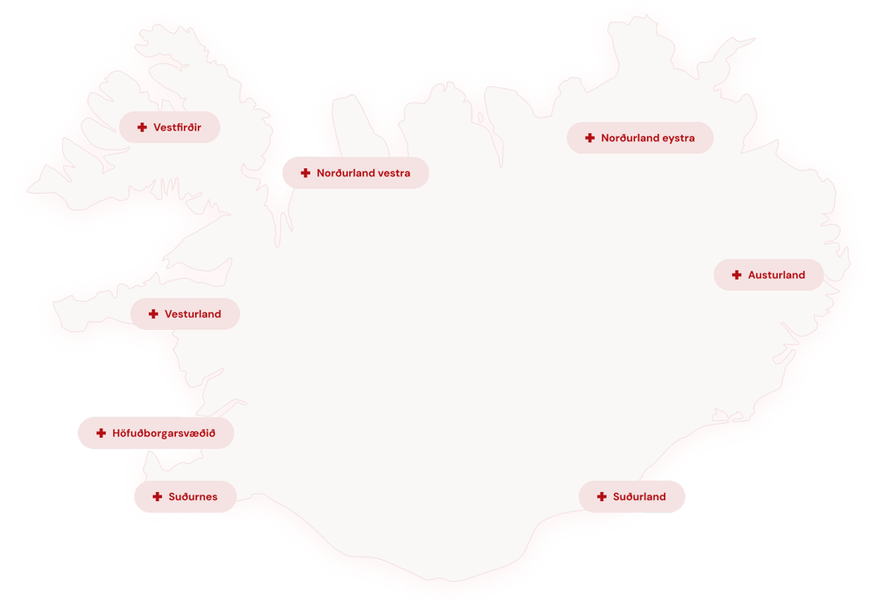 Map of Iceland