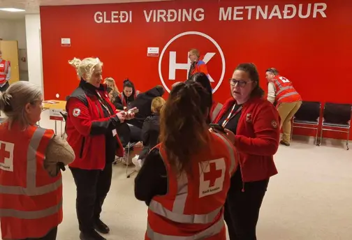 Kórinn Fjöldahjálparstöð