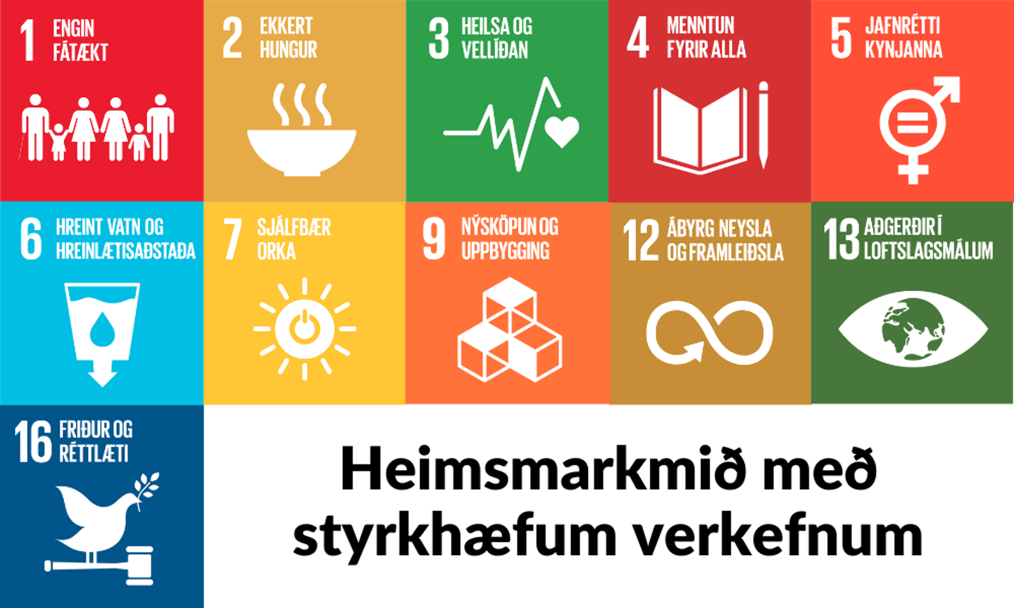 Heimsmarkmið Með Styrkhæfum Verkefnum (1)